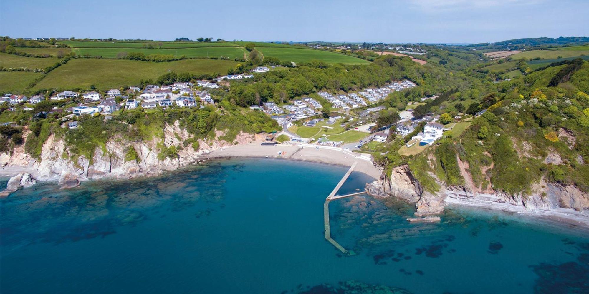 Pet Friendly Sea View Villa Millendreath Looe Exterior foto