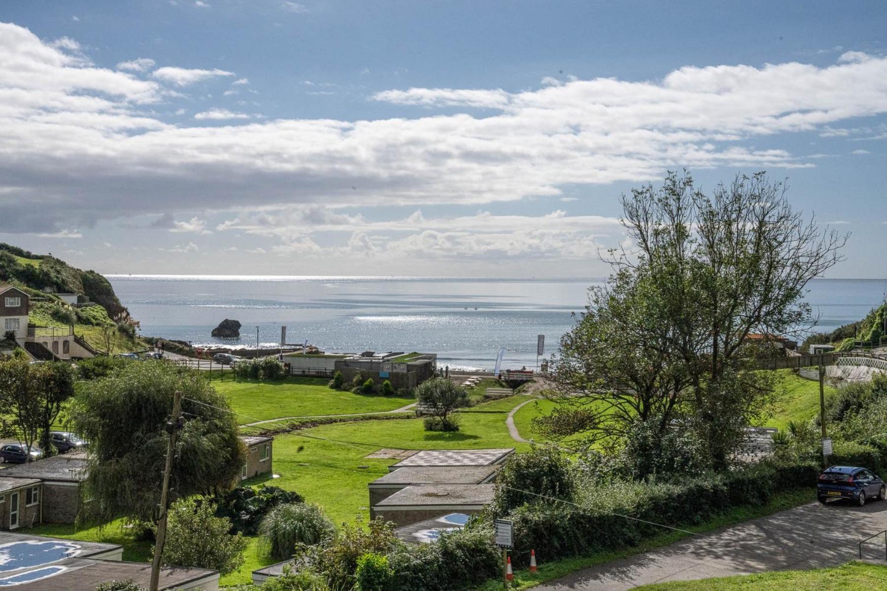 Pet Friendly Sea View Villa Millendreath Looe Exterior foto